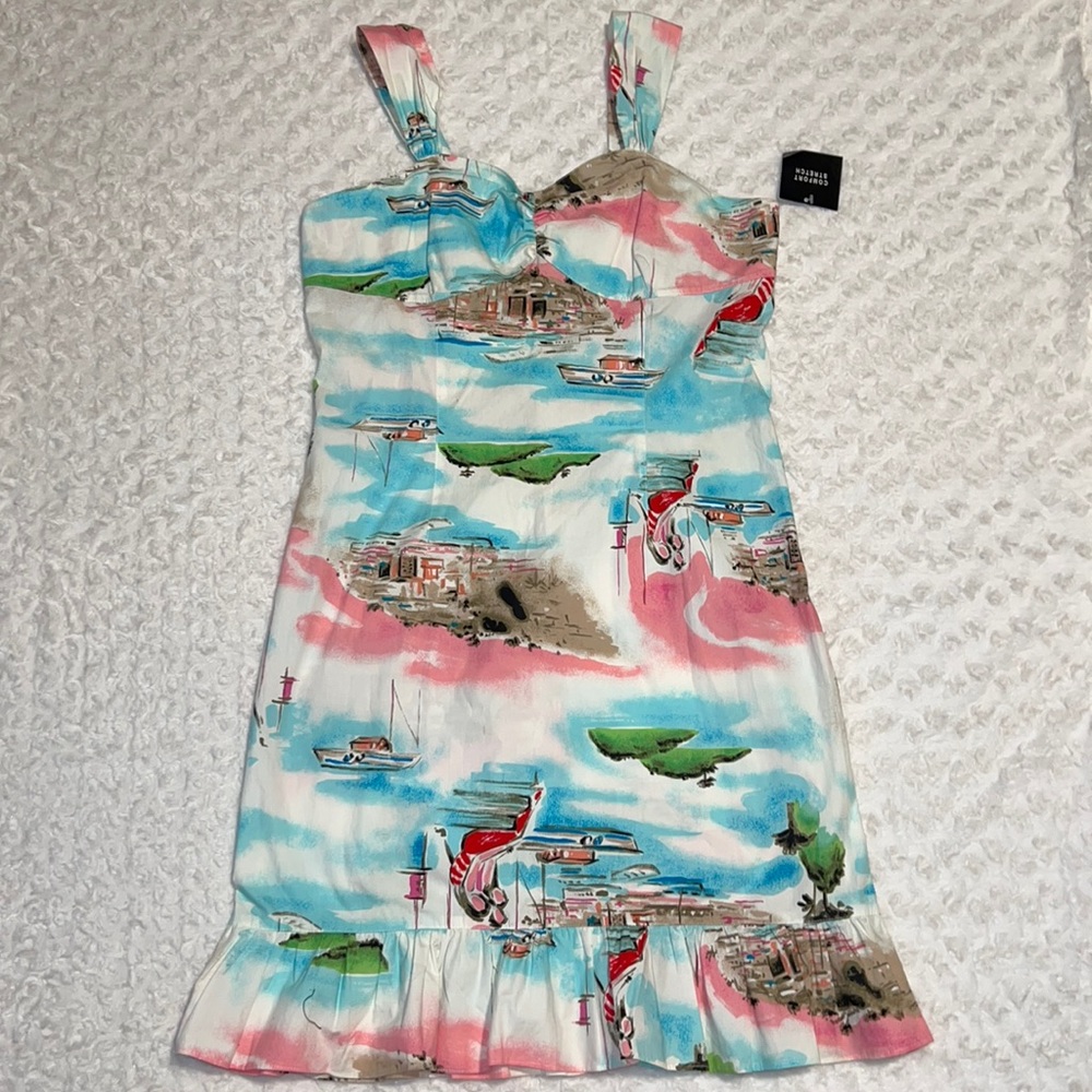 NWT VINTAGE Vacation pin up sleeveless dress